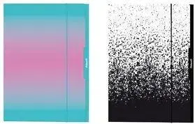 Папка для рисунков Pelikan Color Edition DIN A3, мятно-розовая, плотный качественный картон, 3 клапана