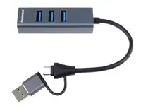 PREMIUMCORD Hub 5G SuperSpeed USB-C/USB-A на 4x USB-A Photo 3