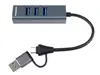 PREMIUMCORD Hub 5G SuperSpeed USB-C/USB-A на 4x USB-A Photo 3