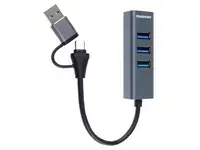 PREMIUMCORD Hub 5G SuperSpeed USB-C/USB-A на 4x USB-A Photo 5