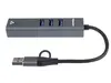 Adapteris PREMIUMCORD USB‑C/USB‑A uz Gigabit + 3× USB 3.2 Photo 4