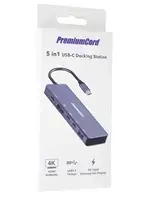 PREMIUMCORD адаптер USB-C → HDMI 4K@60Hz + 10G порты Photo 8