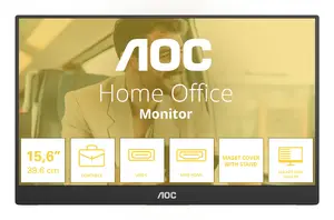 Портативный монитор AOC 16T20E2 15,6" Full HD IPS LED 1920x1080 USB-C черный