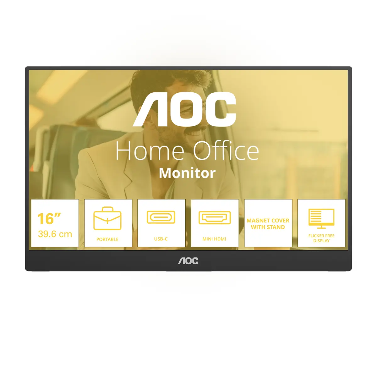 AOC 16T20E2 Portatīvais Monitors 15.6