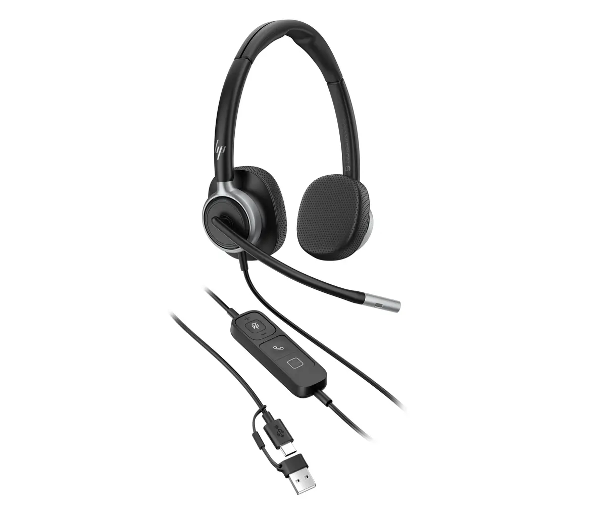 Wired Stereo Headset HP Poly Mission 625 Photo 2
