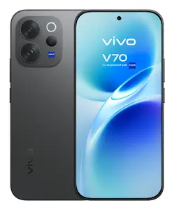Смартфон Vivo V70 Snapdragon 7 Gen 4, 6.59" 2750×1260, 8 ГБ ОЗУ, 512 ГБ, тройная 50 МП, Dual SIM, 5G, 6500 мА·ч, чёрный