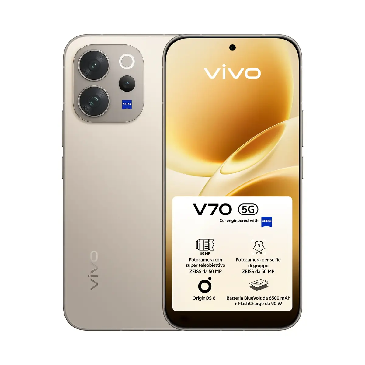 Vivo V70 смартфон — 6.59", 8 ГБ/512 ГБ, 6500 мАч Photo 2