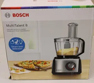 Ēdiena pārstrādātājs Bosch MultiTalent 8 MC812W501 — 1000 W, bļoda 3,9 L, 2 ātrumi, blenderis, balts