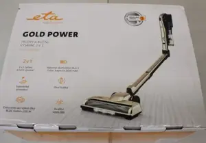 Беспроводной пылесос ETA Gold Power 1212 90000 — 250 Вт, 21.6 В, до 35 мин, пылесборник 0,4 л, Li‑ion, HEPA, кремовый