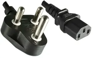 Strāvas vads MicroConnect MC-SAFBC-C13018 — barošanas kabelis Dienvidāfrikas kontaktligzdām (Type)