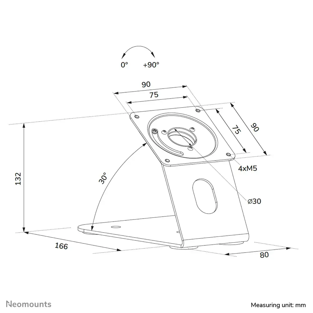 Neomounts DS15-629BL1 planšetdatora statīvs Photo 11