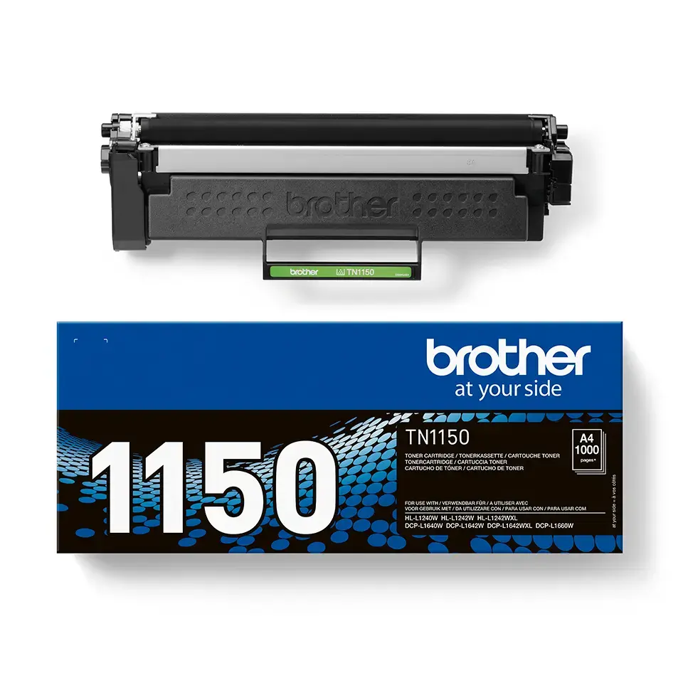Brother TN-1150 toneris melns Photo 2