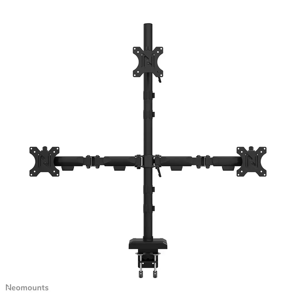 Neomounts DS60-600BL2-1 Trīskāršs monitora statīvs 10–32" Photo 3