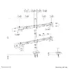 Neomounts DS60-600BL2-2 quadruple monitor arm Photo 16
