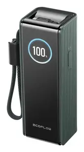 Пауэрбанк EcoFlow RAPID 25000 mAh зелёный — 170 Вт, 2× USB-C, 1× USB-A