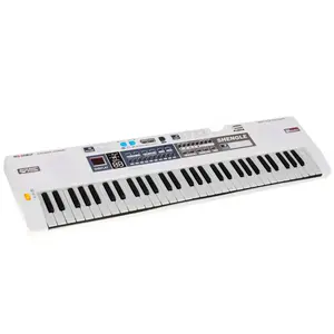 Children's synthesizer RoGer MQ-008UF with microphone — 61 keys, 16 tones, built-in radio