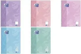 Блокнот Oxford Collegeblock Touch Pastell A4+ в точку, 80 листов, Optik Paper, 4 отверстия