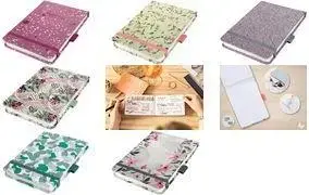 Notepad sigel Jolie Beauty JN358 A6+ 110×158 mm Dot ruling, 100 g/m² white paper, hard cover