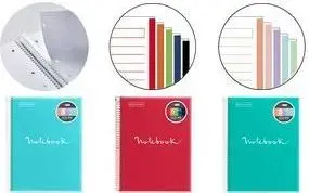 Blociņš MIQUELRIUS EMOTIONS A4 rūtainais tirkīza, 120 lapas, balts papīrs 90 g/m²