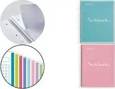 Blociņš MIQUELRIUS Notebook EMOTIONS A5 rūtiņu, 160 lapas, balts papīrs 90 g/m², gaiši zils