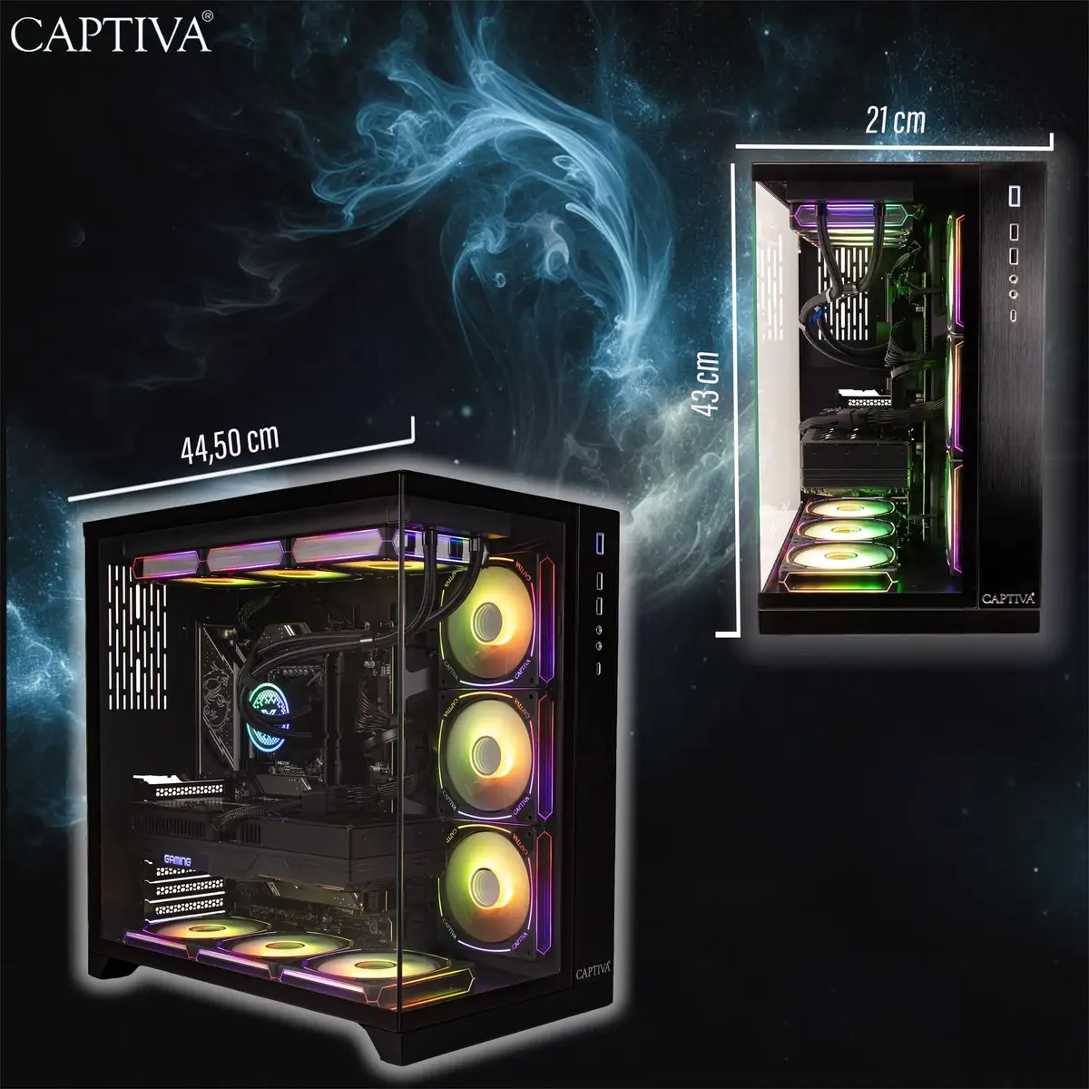 Dators Captiva CAPTIVA 98728 — Ryzen 7 9800X3D, RTX 5080 Photo 4