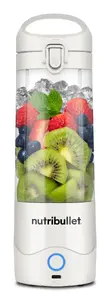 Sporta blenderis NUTRIBULLET Portable 0.475 L — ar bateriju, Tritan trauks, nerūsējošā tērauda asmens, sasmalcina ledu