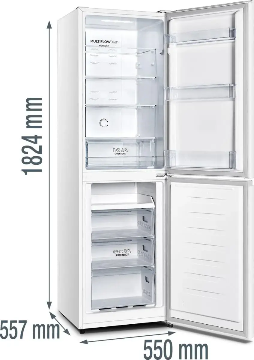 Gorenje NRK418ECW4 комбинированный холодильник Photo 4