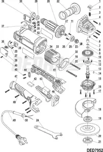 Cable bending tool Dedra XDED7952.50 — conduit/cable re-bender for flexible and armored cables