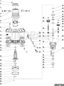 Rubber Bearing Sleeve Dedra XDED7928.13 — vibration-damping rubber bushing for mechanical assemblies