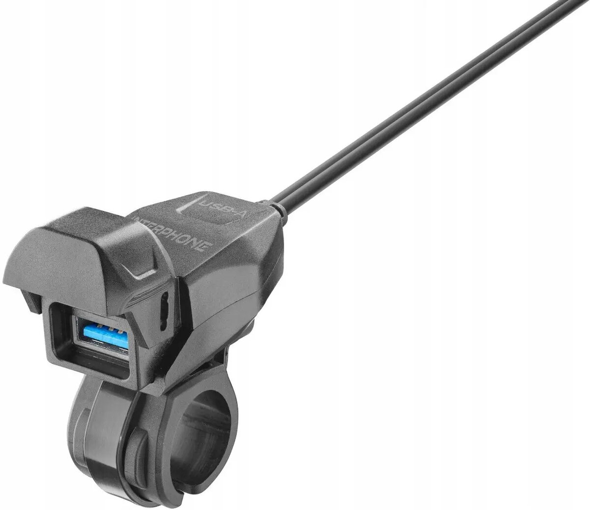 USB ligzda motocikla lādētājs 4smarts Interphone