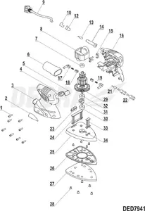 Щетки двигателя Dedra XDED7941.18 — 2 шт. Photo 1