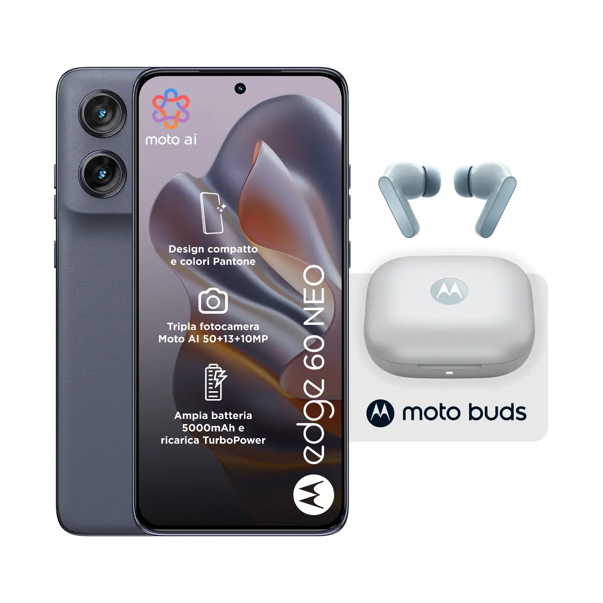 Смартфон Motorola Edge 60 Neo с Moto Buds Photo 4
