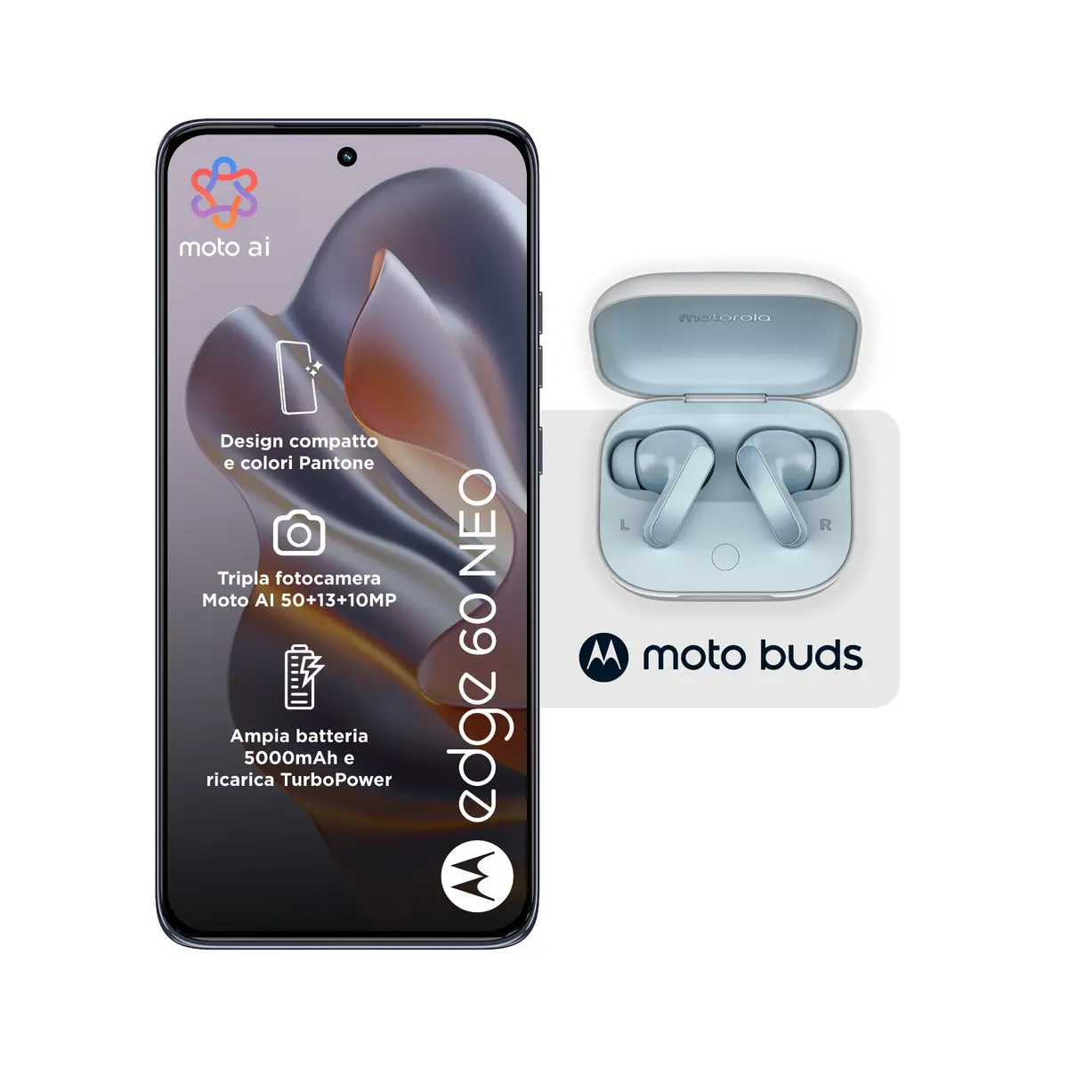 Смартфон Motorola Edge 60 Neo с Moto Buds Photo 7