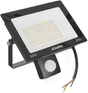 LED prožektors Keltin 50W ar kustības sensoru, auksti balta 6500K