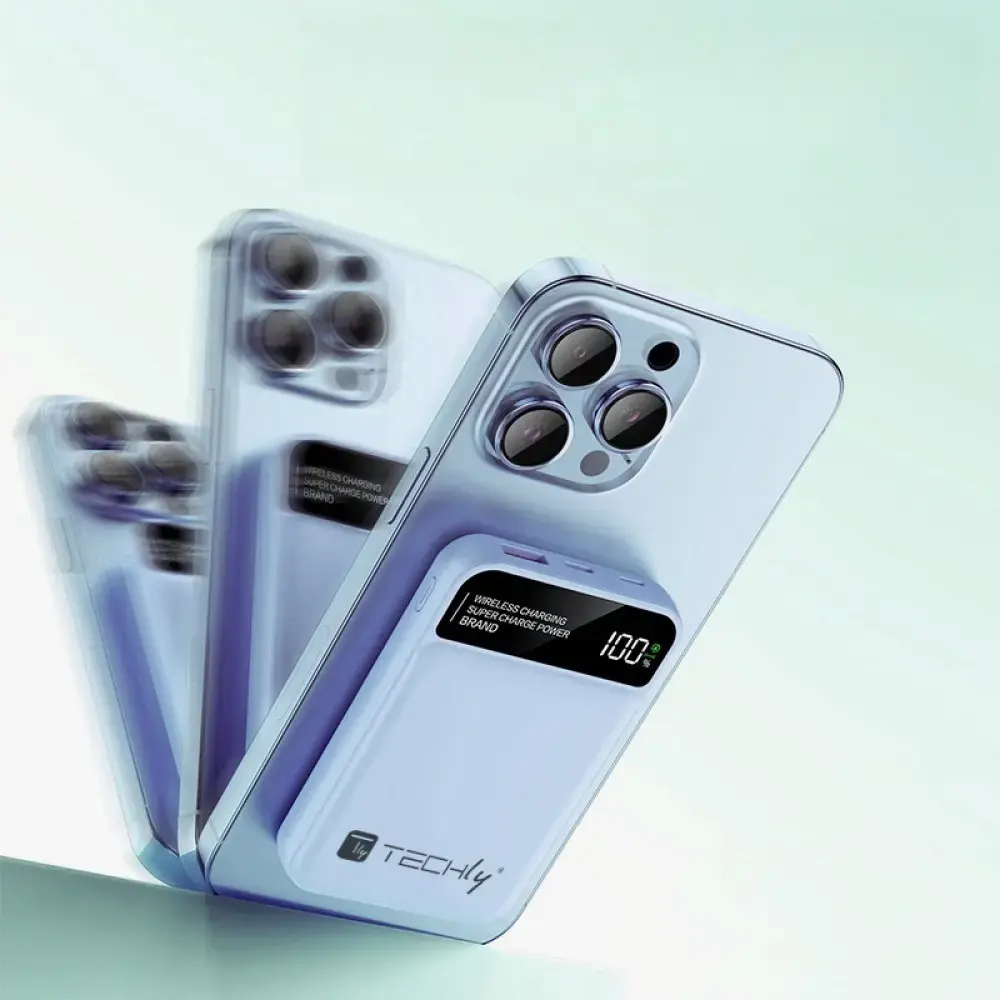 TECHLY I-CHARGE-10LCDBL пауэрбанк 10000 mAh Photo 7