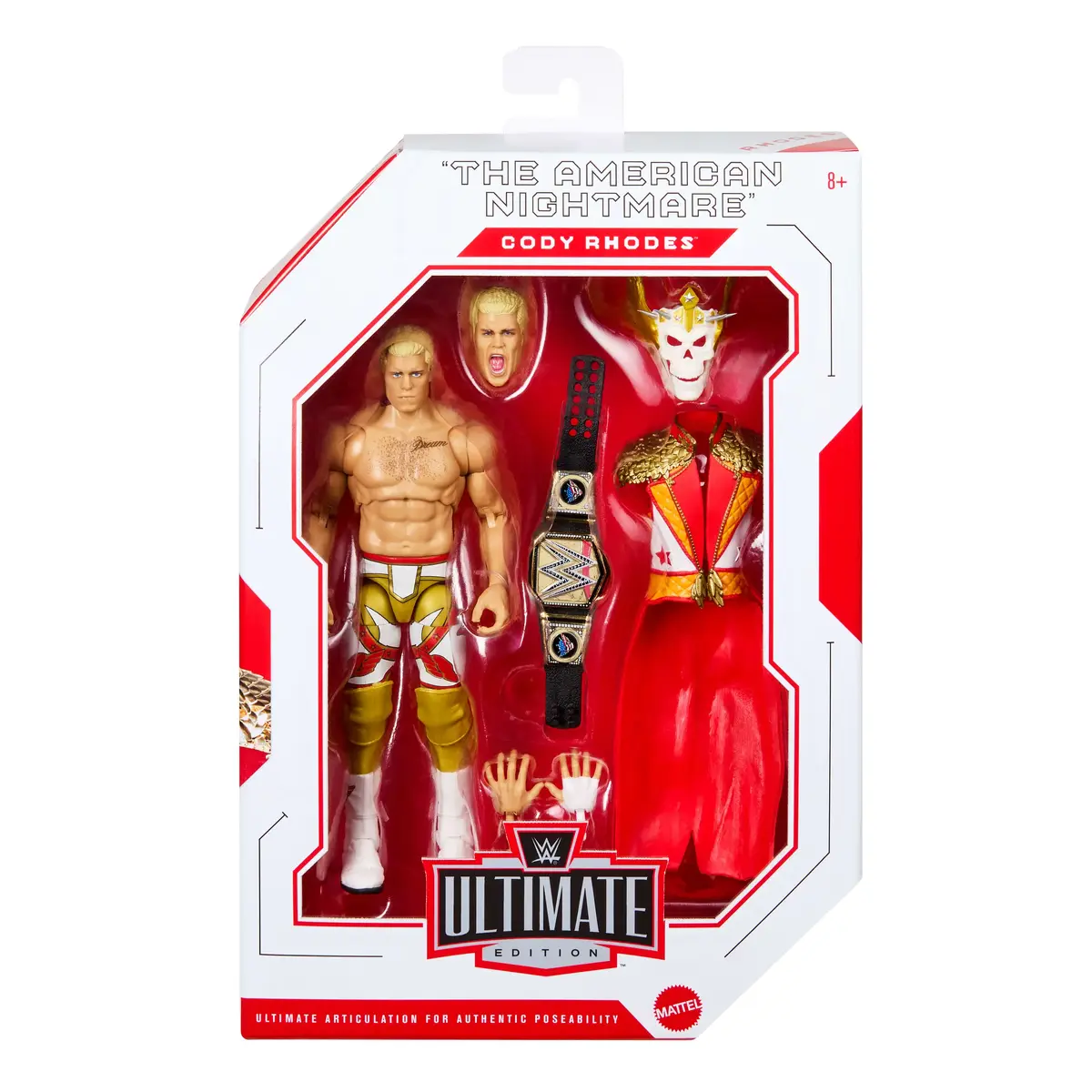 MATTEL WWE Ultimate Edition Cody Rhodes 6 collu figūra Photo 2