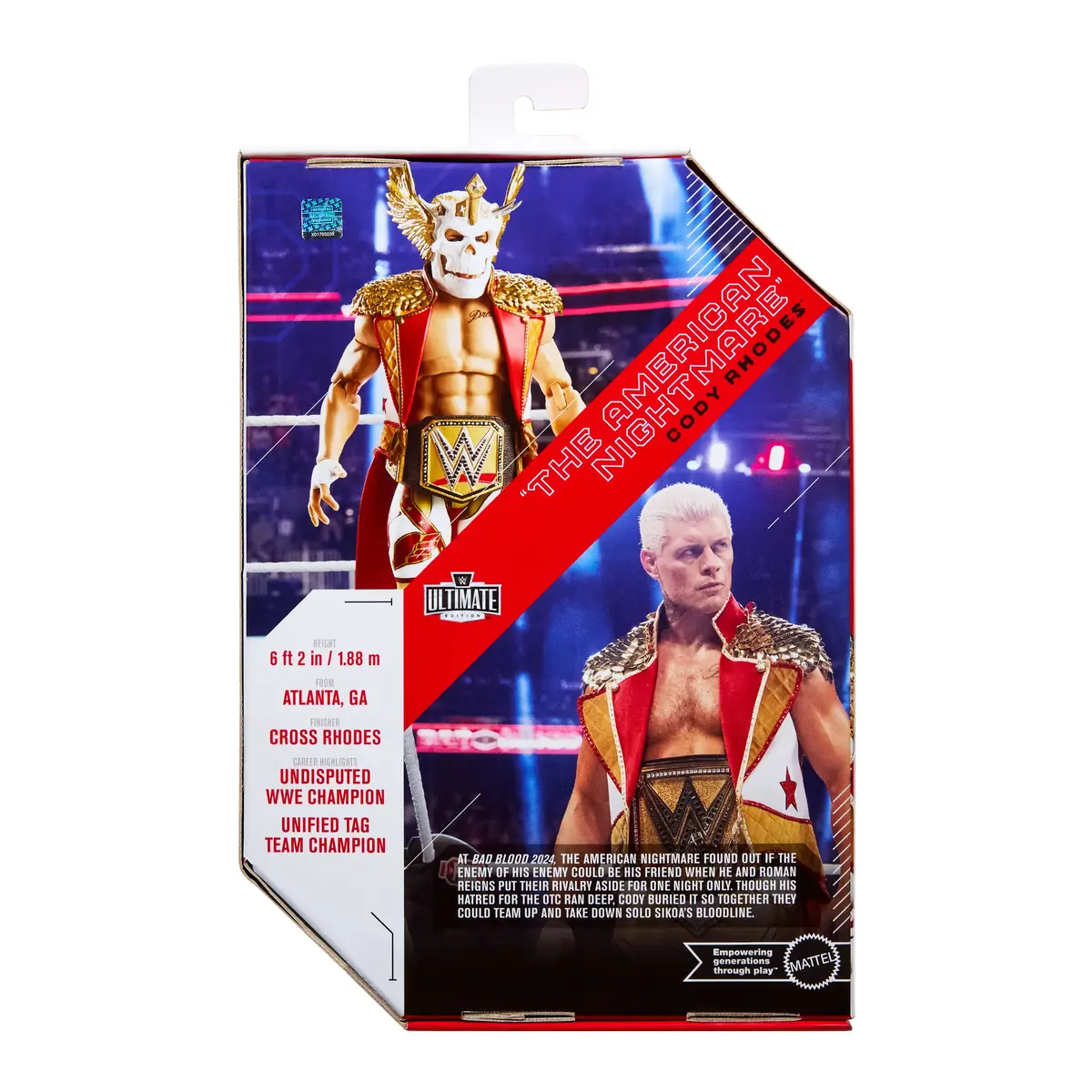 MATTEL WWE Ultimate Edition Cody Rhodes 6 collu figūra Photo 6