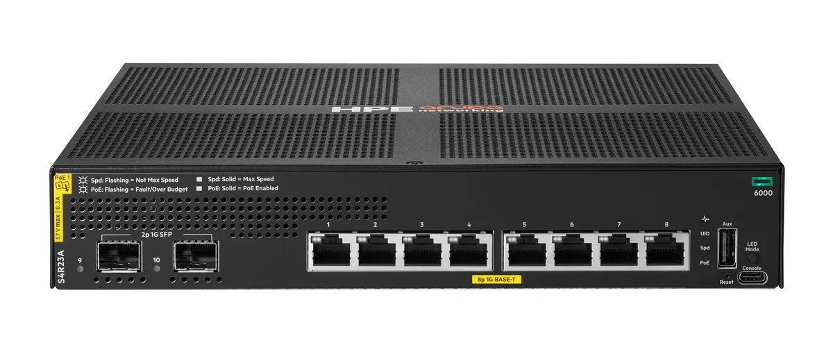 Slēdzis HP Aruba CX 6000 pārvaldāms