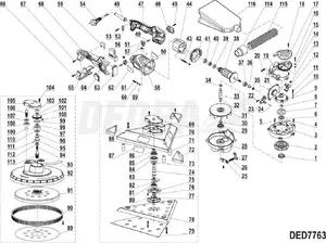 Drill Chuck Dedra Wrzeciono model XDED7763.95 by Dedra