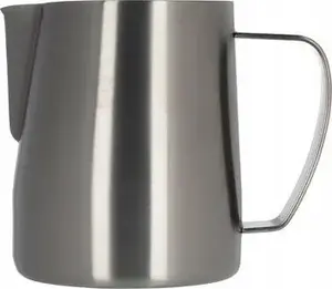 Milk Pitcher Barista Space BS-350SB — black, 350 ml, stainless-steel milk frothing jug