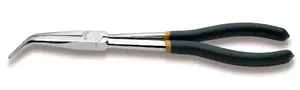 Garas līkās pusapaļas knaibles Beta Tools 1009L/B — 273 mm, rokturi ar PCW pārklājumu