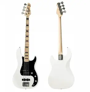Electric bass guitar V-tone PJB46 WH 4/4 — solid-body 4-string, white, full-size