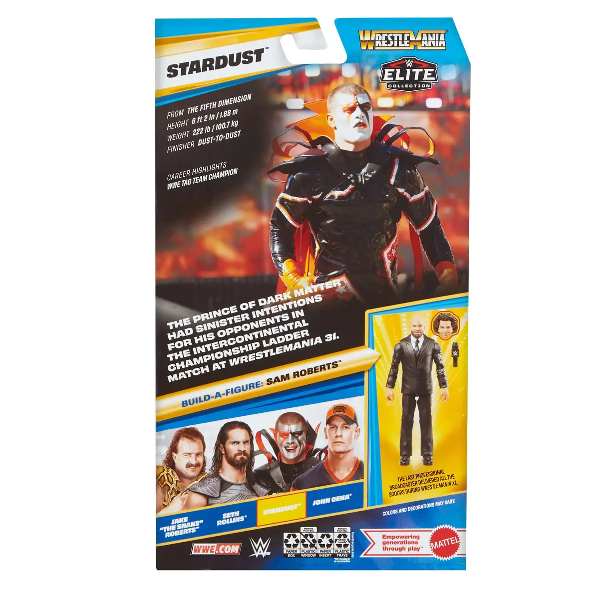 MATTEL WWE Elite Collection Stardust — набор фигурок Photo 6