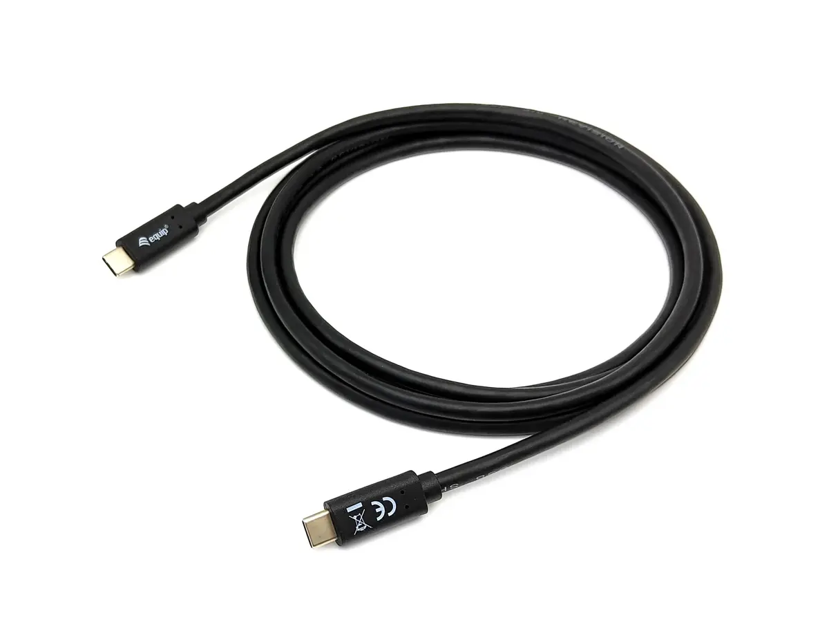 EQUIP USB-C—USB-C kabelis 128348, USB 3.2 Gen 1 Photo 2