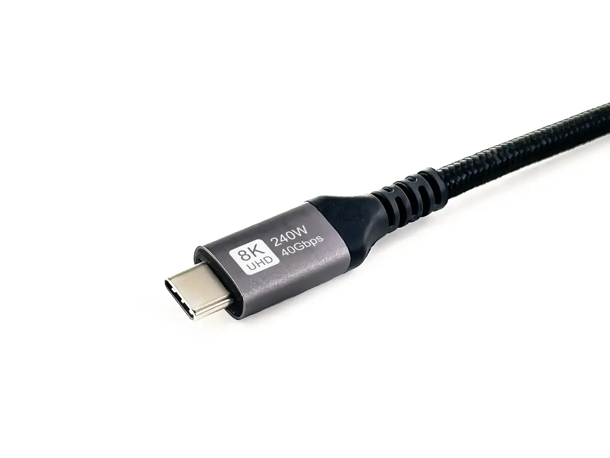 EQUIP USB4 C–C kabelis 128380, 0.5 m, 240W, 40Gbps Photo 3