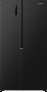 Свободностоящий холодильник Side-by-Side Gorenje NRS917E41BX американский дизайн черный Общий объем 544 л No Frost Класс энергопотребления E