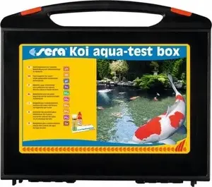 sera Koi aqua-test box — переносной набор тестов для воды в прудах с карпами кои (мультипараметрический)
