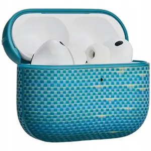 Aizsargvāciņš Pitaka Aramid Fiber priekš Apple AirPods Pro 3 — Lucid Blue, aramīda korpuss