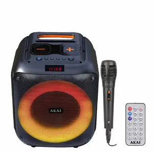 Pārnēsājams skaļrunis AKAI ABTS-V30 ar Bluetooth, FM radio un uzlādējamu akumulatoru