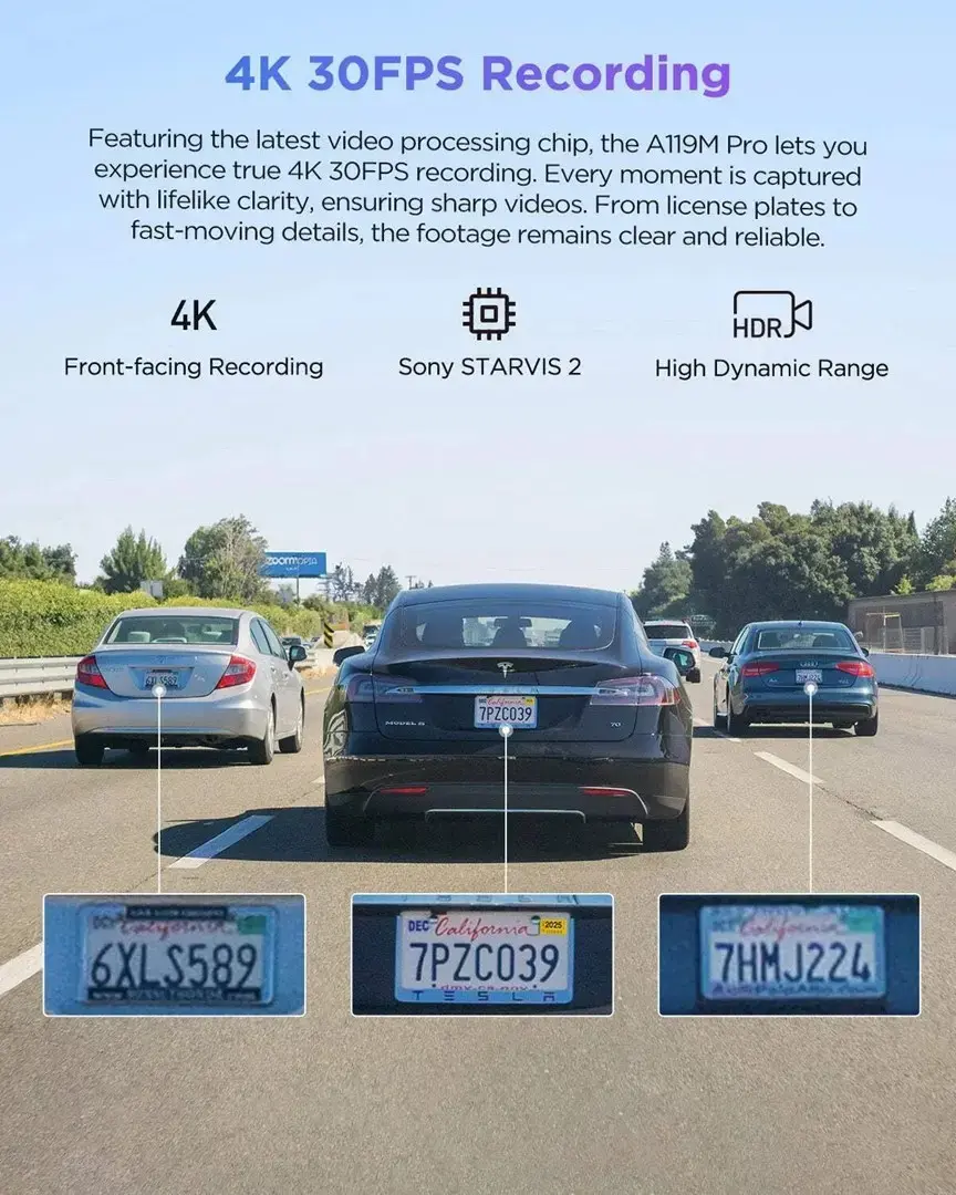 VIOFO A119M Pro видеорегистратор 4K Photo 3